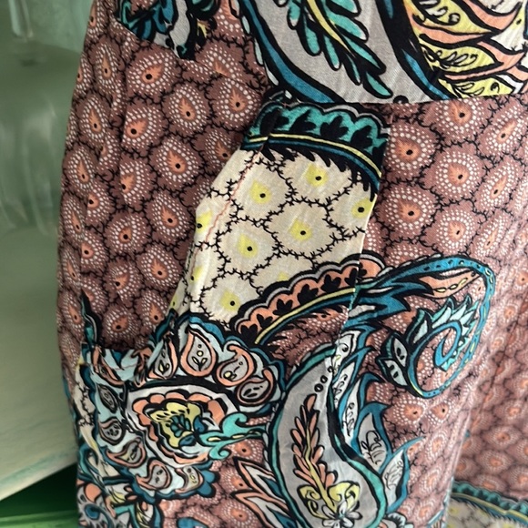 💗Matilda Paisley Print Romper Beaded Neckline - Picture 12 of 16